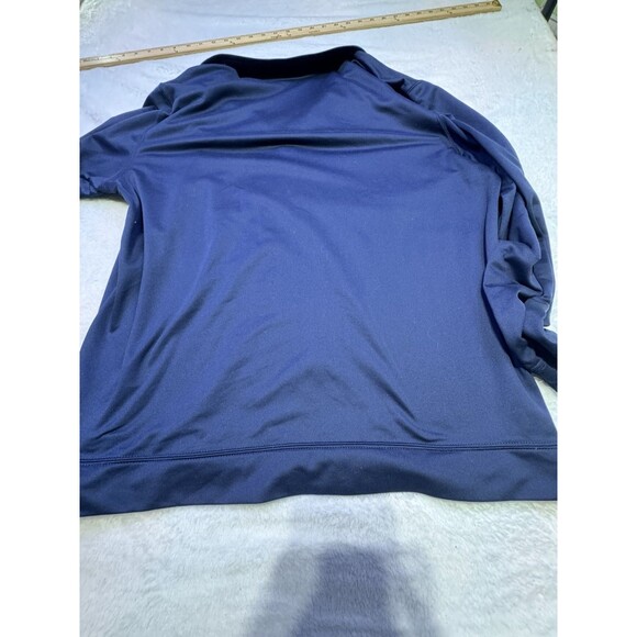 Nike Men’s Long Sleeve Dri Fit Quarter Zip Pullover Xl Navy Eagle Embroidery - Picture 11 of 13